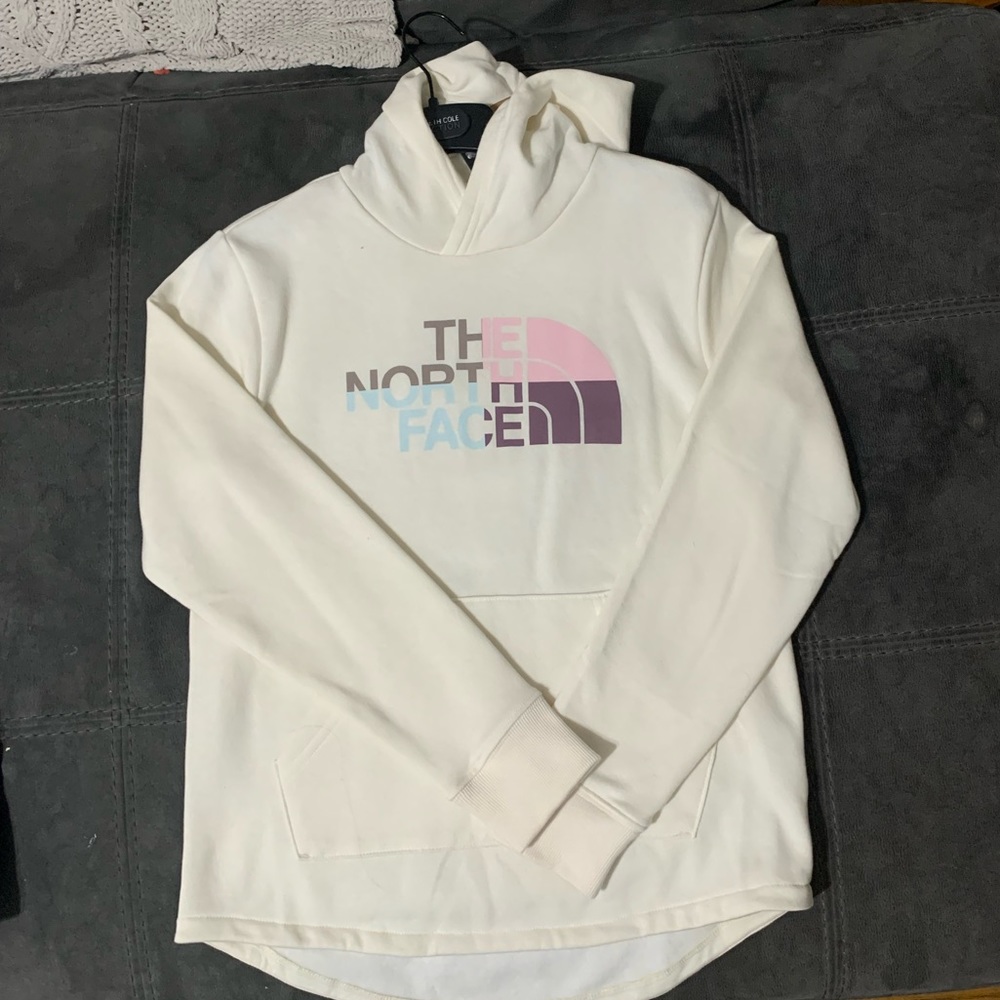 Gardenia White North Face Girls Hoodie